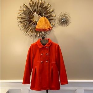 GYMBOREE GIRLS SZ 7-8 M WOOL COAT